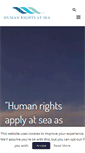 Mobile Screenshot of humanrightsatsea.org